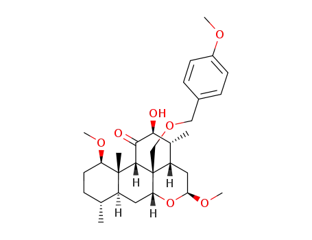 (2S,3R,3aS,5S,6aR,7aS,8R,11R,11aS,11bS,11cS)-2-Hydroxy-5,11-dimethoxy-11c-(4-methoxy-benzyloxymethyl)-3,8,11a-trimethyl-tetradecahydro-6-oxa-benzo[de]anthracen-1-one