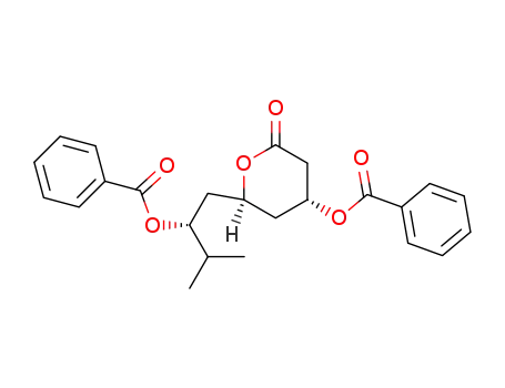 (3S<sup>*</sup>,5R<sup>*</sup>,7S<sup>*</sup>)-3,7-bis(benzoyloxy)-5-hydroxy-8-methylnonanoic acid δ-lactone