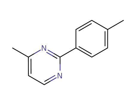 Molecular Structure of 79382-86-8 (Pyrimidine, 4-methyl-2-(4-methylphenyl)- (9CI))