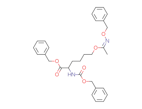 6-(N-Benzyloxy-acetimidoyloxy)-2-benzyloxycarbonylamino-hexanoic acid benzyl ester