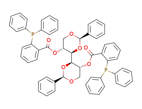(-)-1,3:4,6-di-O-benzylidene-D-mannitol, bis<2-(diphenylphosphino)benzoate>