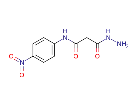 Molecular Structure of 121222-79-5 (Propanoic acid, 3-[(4-nitrophenyl)amino]-3-oxo-, hydrazide)