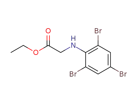 Molecular Structure of 75341-86-5 (Ethyl N-(2,4,6-tribromophenyl)glycinate)