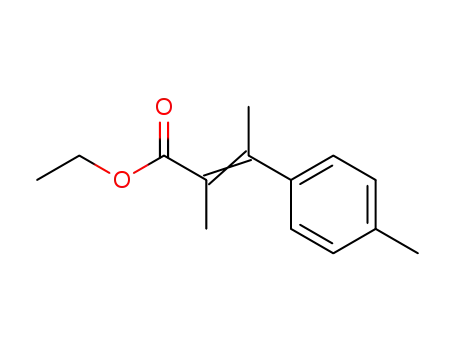 2-methyl-3-<i>p</i>-tolyl-crotonic acid ethyl ester