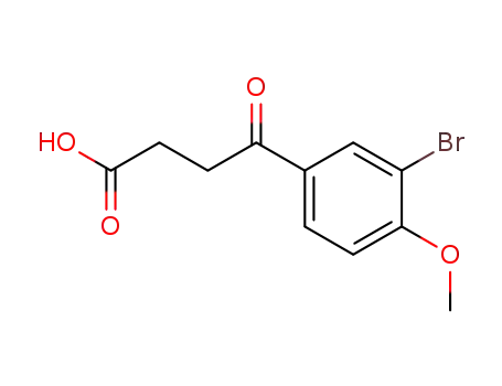 Molecular Structure of 46719-55-5 (4-(3-bromo-4-methoxyphenyl)-4-oxobutanoic acid)