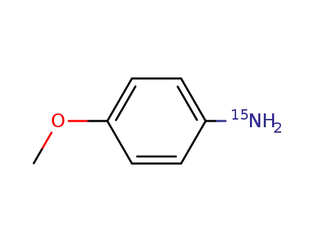 Benzenamine-15N, 4-methoxy-