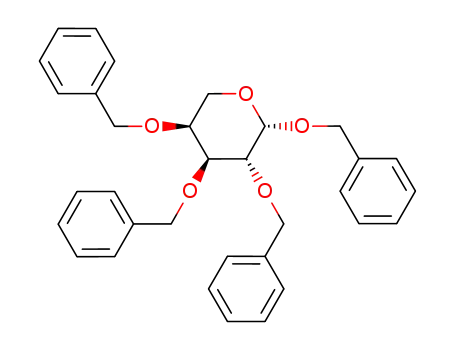 benzyl 2,3,4-tri-O-benzylpentopyranoside