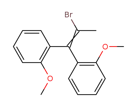 β,β-bis(o-methoxyphenyl)-α-methylvinyl bromide