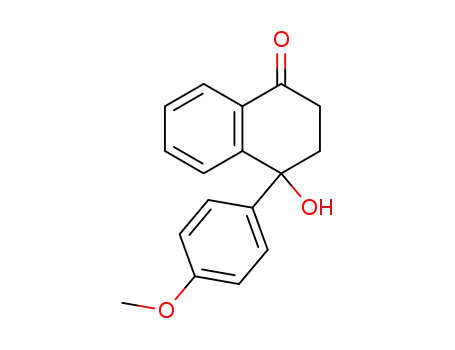 1(2H)-Naphthalenone, 3,4-dihydro-4-hydroxy-4-(4-methoxyphenyl)-