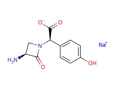 (αR,3S)-3-amino-α-(p-hydroxyphenyl)-2-oxo1-azetidine-acetic acid Na salt