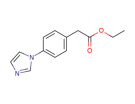 Benzeneacetic acid, 4-(1H-imidazol-1-yl)-, ethyl ester