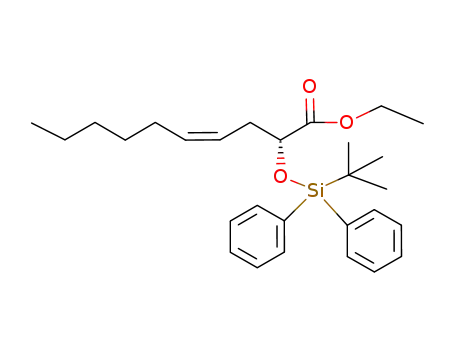 (R)-(-)-(Z)-(t-butyldiphenylsiloxy)-2 decene-4 oate d'ethyle