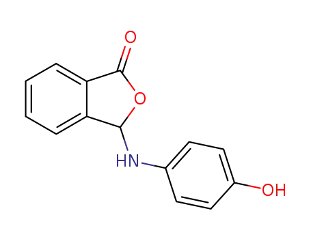 Molecular Structure of 107558-84-9 (3-(4-hydroxy-anilino)-phthalide)