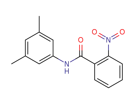 Molecular Structure of 102630-98-8 (N-(3,5-Dimethyl-phenyl)-2-nitro-benzamide)