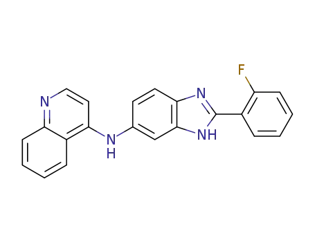 N-(2-(2-fluorophenyl)-1H-benzo[d]imidazol-6-yl)quinolin-4-amine