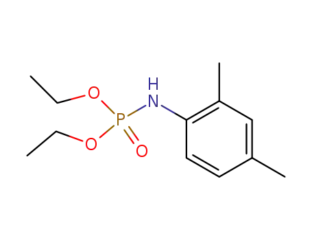 Molecular Structure of 22767-82-4 (diethyl (2,4-dimethylphenyl)phosphoramidate)