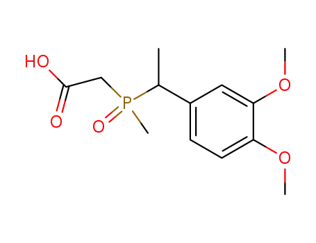 {[1-(3,4-Dimethoxyphenyl)ethyl](methyl)phosphoryl}acetic acid
