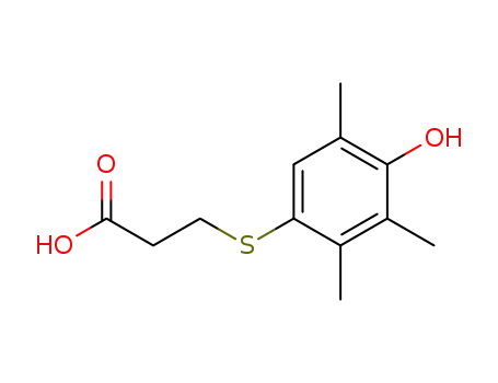 3-(4-hydroxy-2,3,5-trimethyl-phenylsulfanyl)-propionic acid