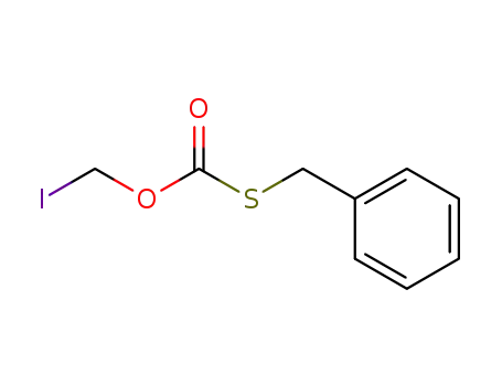 Thiocarbonic acid S-benzyl ester O-iodomethyl ester
