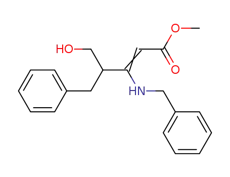 (E)-3-Benzylamino-4-hydroxymethyl-5-phenyl-pent-2-enoic acid methyl ester