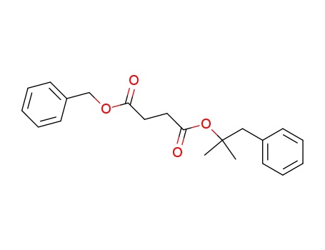 Butanedioic acid, 1,1-dimethyl-2-phenylethyl phenylmethyl ester