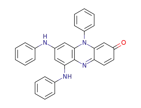 Molecular Structure of 1636889-27-4 (10-phenyl-6,8-bis(phenylamino)-2,10-dihydrophenazin-2-one)