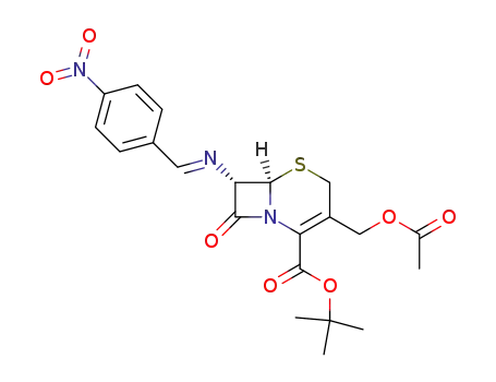 tert-butyl N-p-nitrobenzylidene-7β-aminocephalosporanate