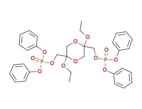 2,5-Diethoxy-p-dioxane-2,5-dimethanol O-2<sup>1</sup>,O-5<sup>1</sup>-bis(diphenyl phosphate)