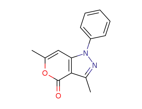 Pyrano[4,3-c]pyrazol-4(1H)-one, 3,6-dimethyl-1-phenyl-