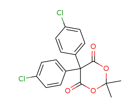5,5-Bis-(4-chloro-phenyl)-2,2-dimethyl-[1,3]dioxane-4,6-dione