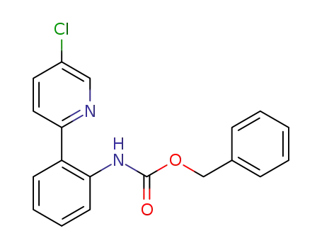 benzyl 2-(5-chloropyridin-2-yl)phenylcarbamate