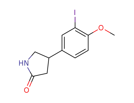4-(3-iodo-4-methoxyphenyl)pyrrolidin-2-one