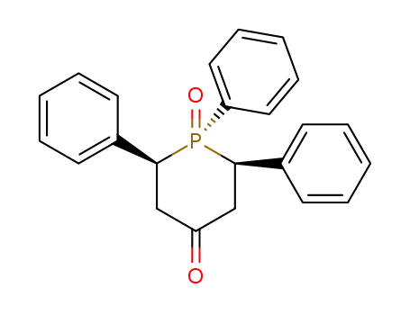 r-1,trans-2(e),6(e)-triphenyl-4-phosphorinanone 1-oxide
