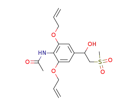 Acetamide,
N-[4-[1-hydroxy-2-(methylsulfonyl)ethyl]-2,6-bis(2-propenyloxy)phenyl]-