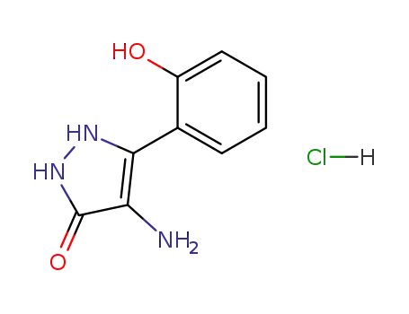 4-amino-1,2-dihydro-5-(2-hydroxyphenyl)-3H-pyrazol-3-one hydrochloride