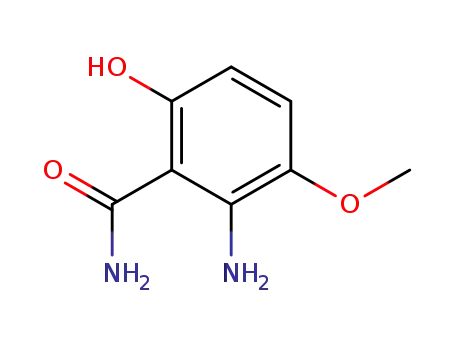 Molecular Structure of 138224-07-4 (2-aMino-6-hydroxy-3-MethoxybenzaMide)
