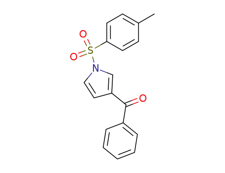 Molecular Structure of 139261-90-8 (PHENYL-[1-(TOLUENE-4-SULFONYL)-1H-PYRROL-3-YL]-METHANONE)