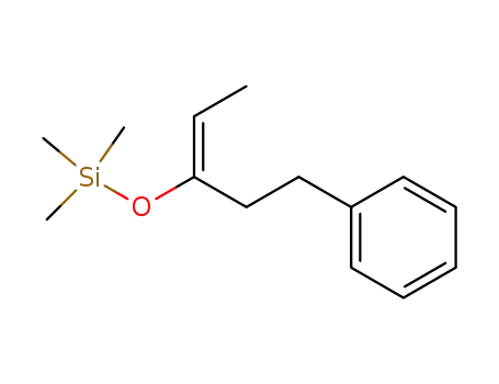 Molecular Structure of 70424-35-0 (Silane, trimethyl[[1-(2-phenylethyl)-1-propenyl]oxy]-, (E)-)