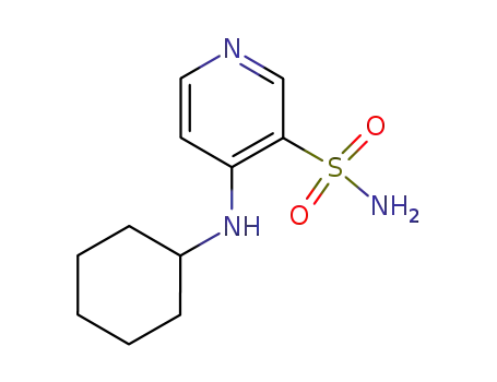 3-Pyridinesulfonamide, 4-(cyclohexylamino)-
