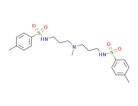 Molecular Structure of 95690-83-8 (Benzenesulfonamide,
N,N'-[(methylimino)di-3,1-propanediyl]bis[4-methyl-)