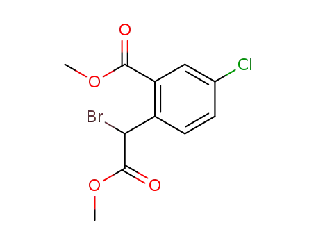 2-(4-chloro-2-methoxycarbonyl-phenyl)-2-bromo-acetic acid methyl ester