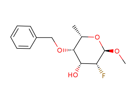 methyl 4-O-benzyl-2,6-dideoxy-2-fluoro-α-L-talopyranoside