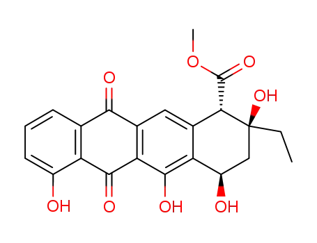 (+/-)-aklavinone