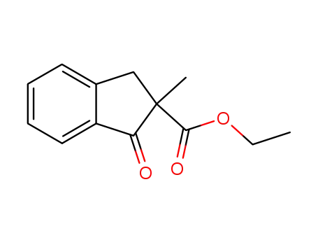 1H-Indene-2-carboxylic acid, 2,3-dihydro-2-methyl-1-oxo-, ethyl ester