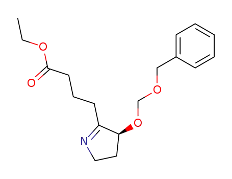 4-((S)-3-Benzyloxymethoxy-4,5-dihydro-3H-pyrrol-2-yl)-butyric acid ethyl ester
