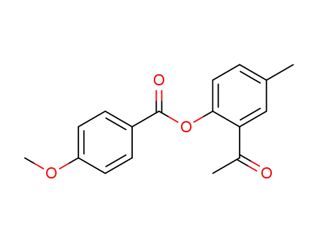 Benzoic acid, 4-methoxy-, 2-acetyl-4-methylphenyl ester
