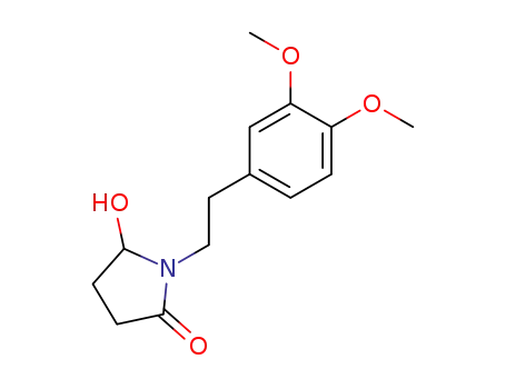 1-[2-(3,4-dimethoxyphenyl)ethyl]-5-hydroxy-2-pyrrolidinone