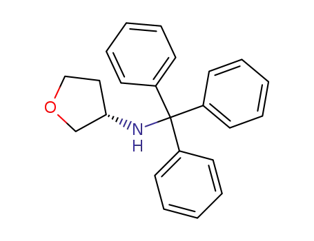 3-Furanamine, tetrahydro-N-(triphenylmethyl)-, (S)-