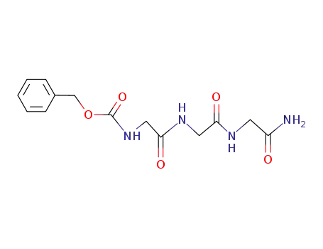 Molecular Structure of 2619-82-1 (N-[(benzyloxy)carbonyl]glycylglycylglycinamide)