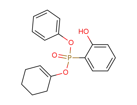 Phosphonic acid, (2-hydroxyphenyl)-, 1-cyclohexen-1-yl phenyl ester